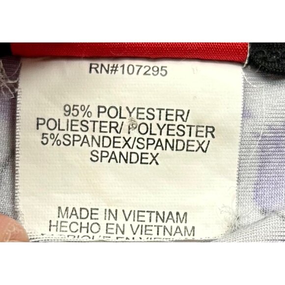 Dickies Women’s V-Neck Purple Floral Tunic Top w/ Deep Pockets Sz MEDIUM - Picture 4 of 8